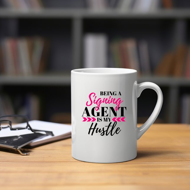 Att vara en notarie som undertecknar Agent är mitt Kaffemugg (Skapare uppladdad)