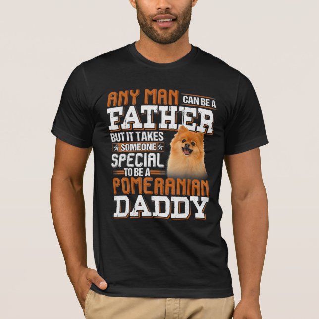 Att vara en pommerisk pappa t shirt (Framsida)