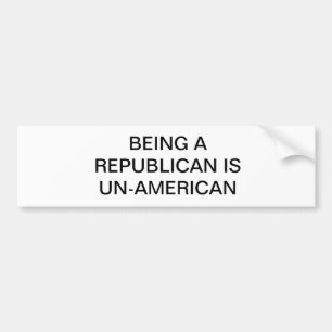ATT VARA EN REPUBLIKAN ÄR UN-AMERIKANEN BILDEKAL