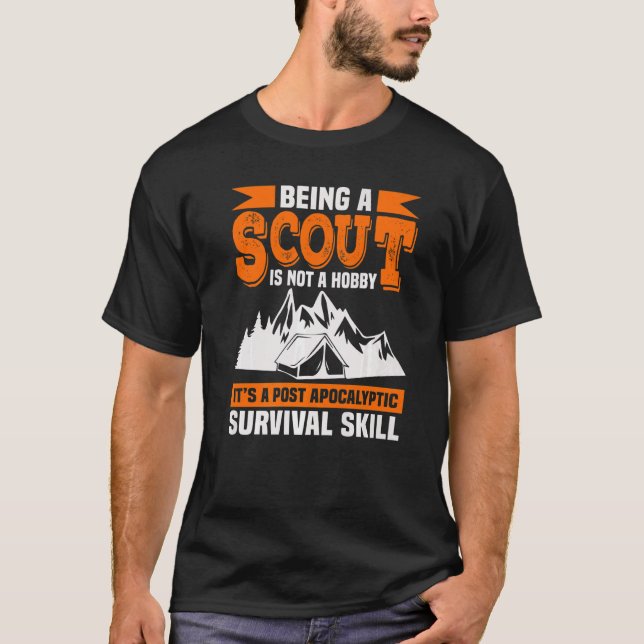 Att vara en scout är inte en Hobby-tal T Shirt (Framsida)