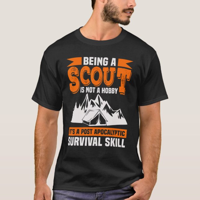 Att vara en scout är inte en Hobby-tal T Shirt (Framsida)