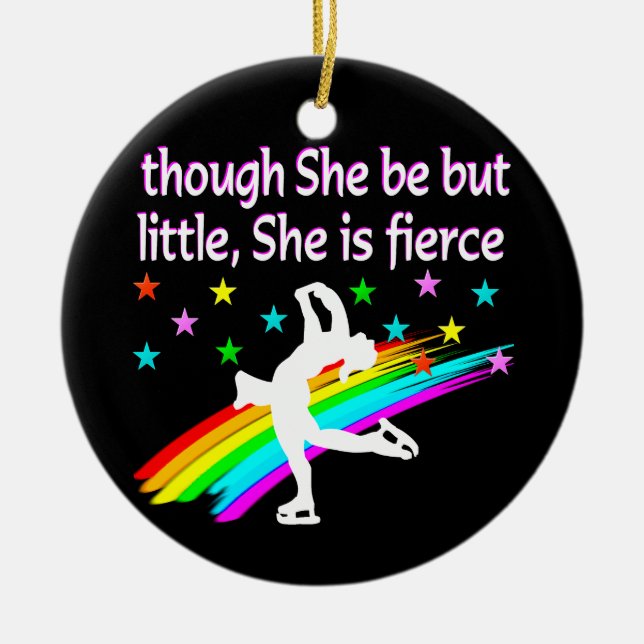 ATT VARA EN SKATCHAMPION I FIGUR JULGRANSPRYDNAD KERAMIK (Framsidan)