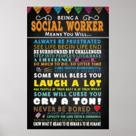 Att vara en Social-arbetare Poster