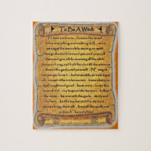 Att vara ett "Witch Pagan Puzzle"