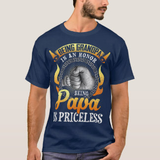 Att vara farfar är en ära att vara pappa. t shirt