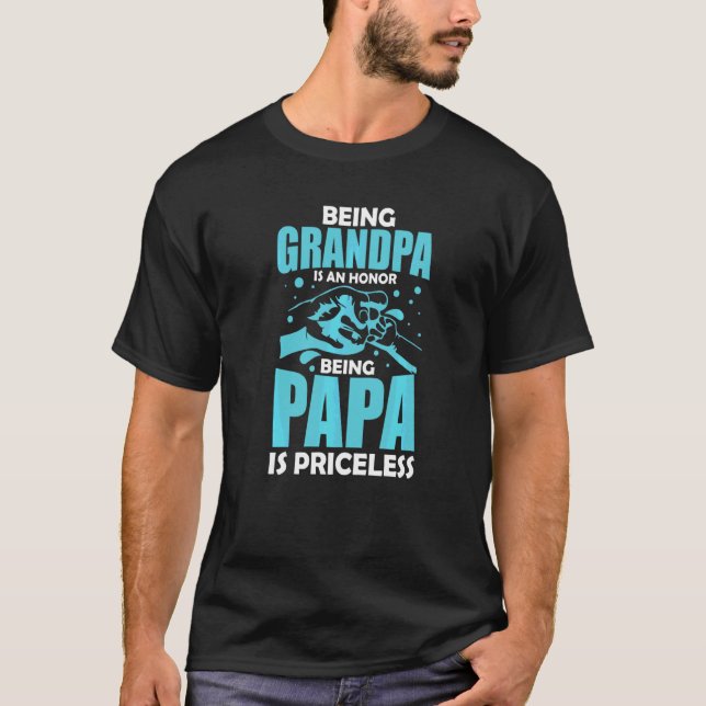 Att vara farfar är en stor sak   t shirt (Framsida)