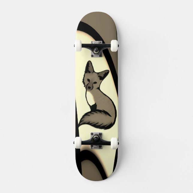 Att vara fexig mini skateboard bräda 18,5 cm (Framsida)