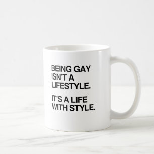Att vara gay är inte en livsstil.png kaffemugg
