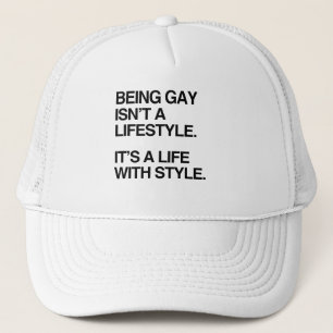 ATT VARA GAY ÄR INTE EN LIVSTYP TRUCKERKEPS