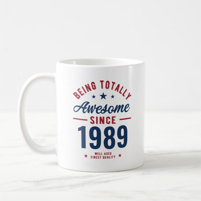 Att vara helt och hållet Fantastisk-födelsedagspre Kaffemugg (Vänster)
