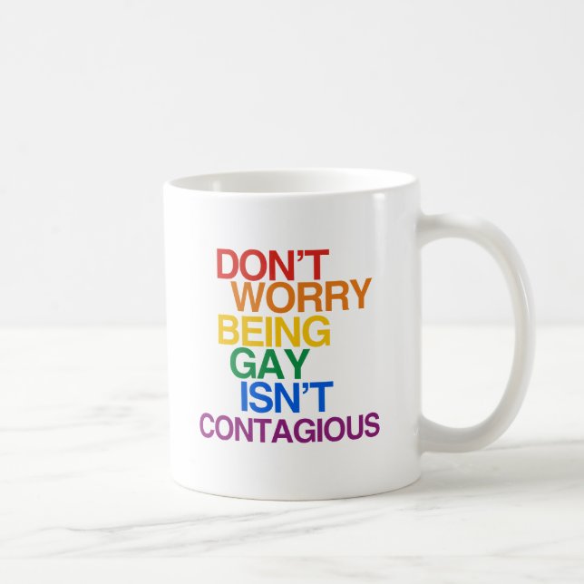 ATT VARA HOMO ÄR INTE SMITTSAMT KAFFEMUGG (Höger)