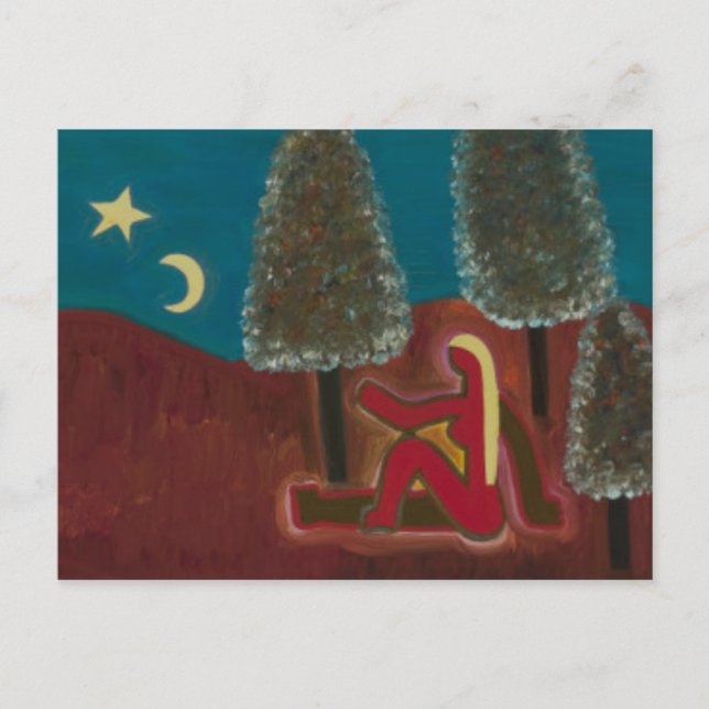 Att vara i Skottland med mina tankar 2009 Vykort (Framsida)