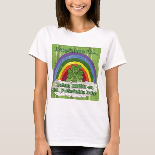 Att vara irländare på St patrick's day Tee Shirt (Framsida)