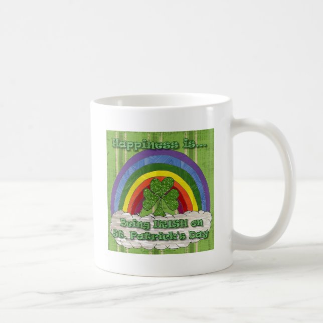 Att vara irländsk på St. Patricks dag Kaffemugg (Höger)