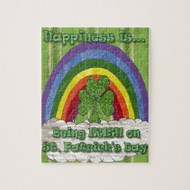 Att vara irländsk på St. Patricks dag Pussel (Vertikal)