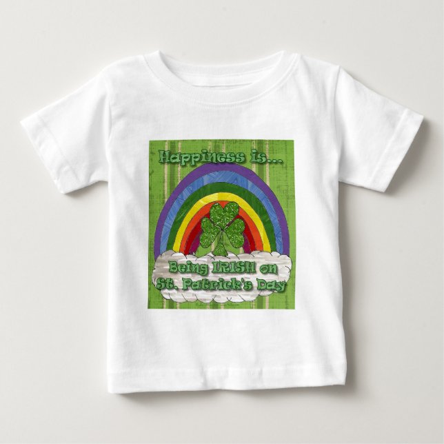 Att vara irländsk på St. Patricks dag T-shirt (Framsida)