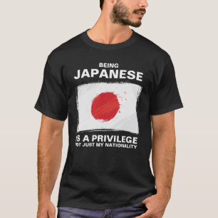 Att vara japansk är en privilegium (personalize) t shirt