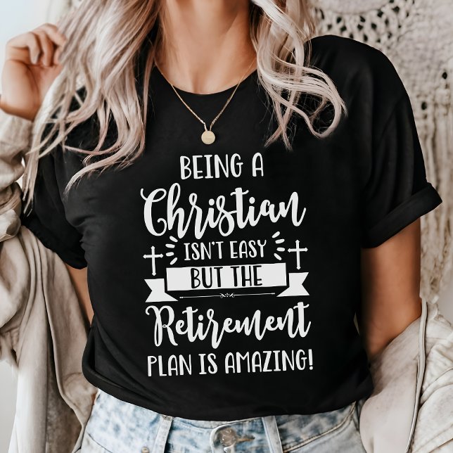 Att vara kristen är inte lätt tee shirt (Skapare uppladdad)