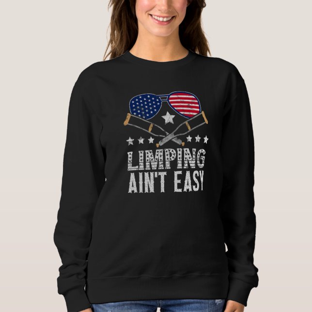 Att vara limpin är inte lätt  Benbrott  2 T Shirt (Framsida)