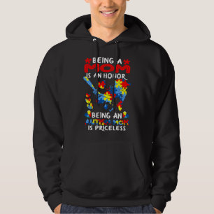 Att vara Mamma är en ära att vara en autism Hoodie