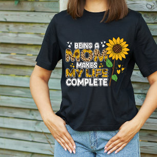 Att vara Mamma gör att mitt liv blir färdigt Mors T Shirt