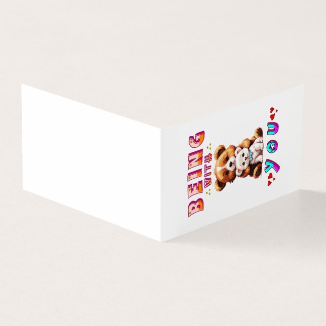 Att vara med dig kort (Utsida)