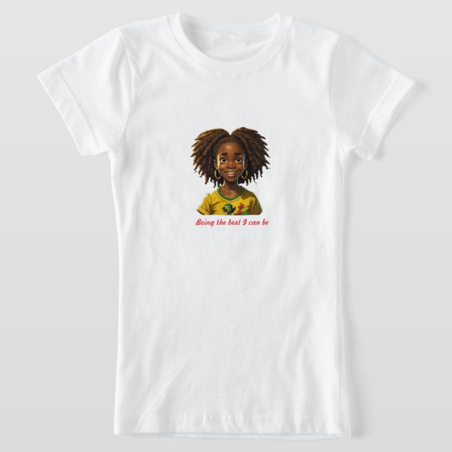 Att vara min bästa t shirt (Laydown)