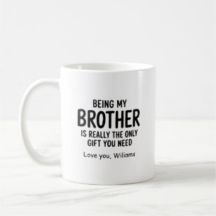 Att vara min bror mugg Rolig bror Present Mugg