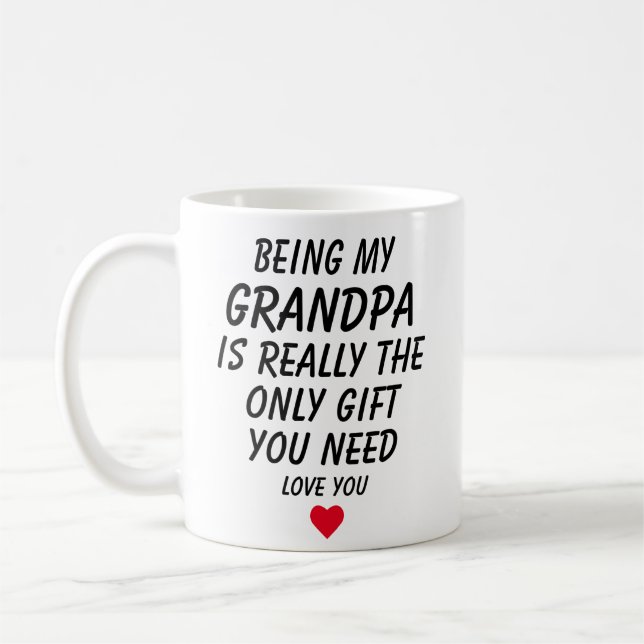 Att vara min farfar är verkligen den enda gåvan du kaffemugg (Vänster)