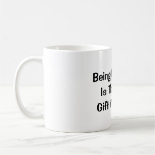Att vara min syster är den enda gåva du behöver kaffemugg