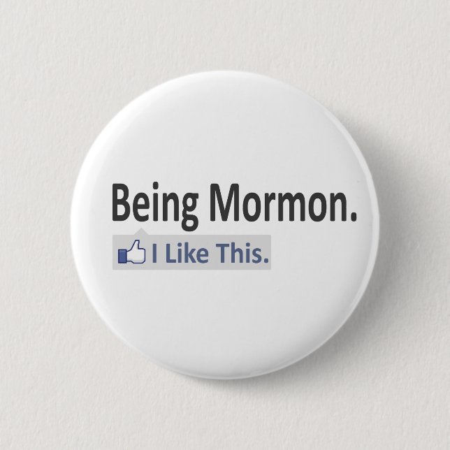 Att vara mormon.. knapp (Framsida)