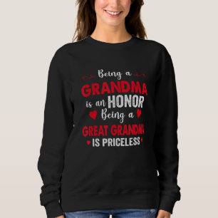 Att vara mormor är en ära att vara Underbar mormor T Shirt