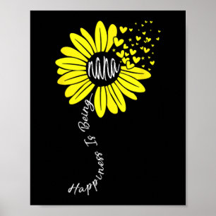 Att vara Nana Gott mors dag Solros Familj Poster