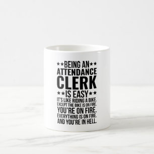 Att vara närvarande är enkelt. kaffemugg