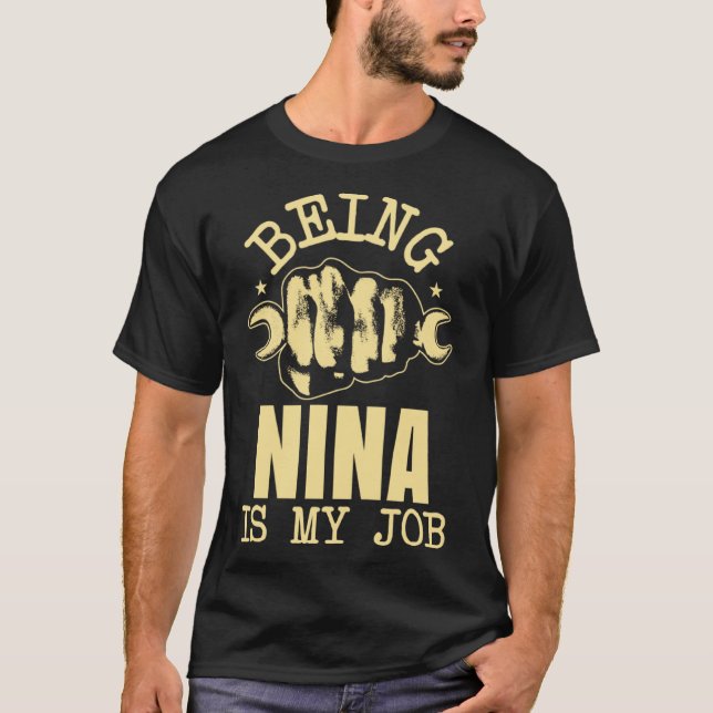 Att vara NI är mitt jobb T Shirt (Framsida)