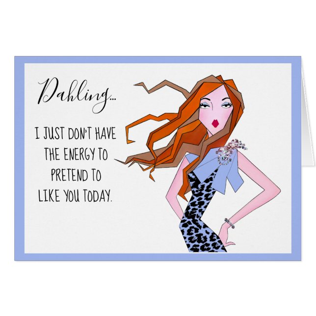 "Att vara Nicevardagen är att vara utsökt!" Hälsningskort (Framsidan Horizontal)