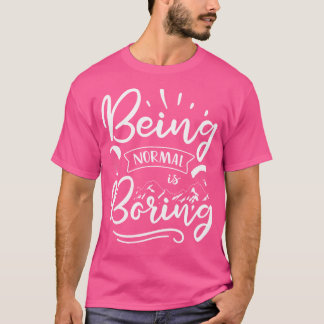 Att vara normal innebär att Fallskärm Paraglider S T Shirt