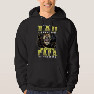Att vara Pappa är en ära för att vara Pappa är ovä Hoodie