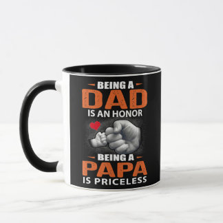 Att vara Pappa är en ära för att vara Pappa är ovä Mugg
