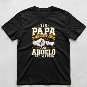 Att Vara Pappa Är En Hederssak Att Vara Farfar/Far T Shirt