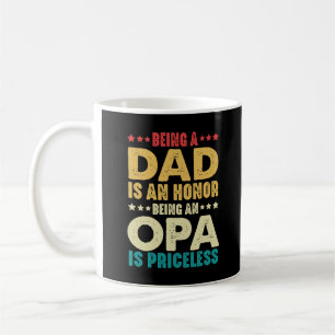 Att vara Pappa är heligt som OPA är ovärderligt Kaffemugg