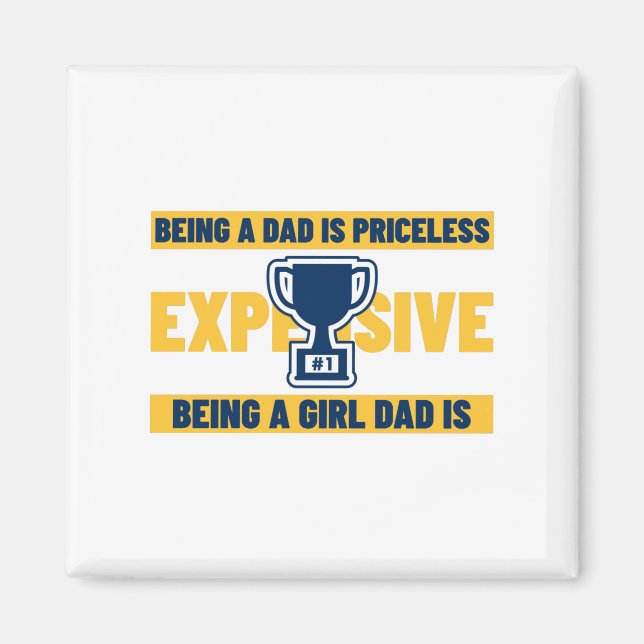 Att vara pappa är ovärderligt magnet (Framsidan)