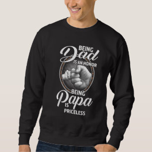 Att vara Pappa i en hövlig som är Pappa är en förs Lång Ärmad Tröja