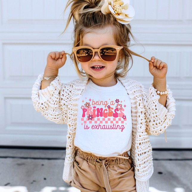 Att vara prinsessa är Exhausting Funny Quote T Shirt (Skapare uppladdad)