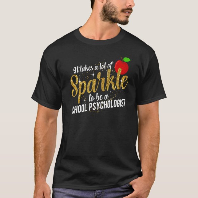 Att vara psykolog i skolan Psych-lärlingar T Shirt (Framsida)