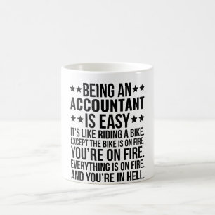 Att vara revisor är enkelt kaffemugg
