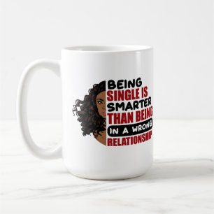 Att vara singel är smartare än att vara i en relat kaffemugg