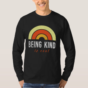 Att vara snäll är coolt sol design miljö och anim t shirt