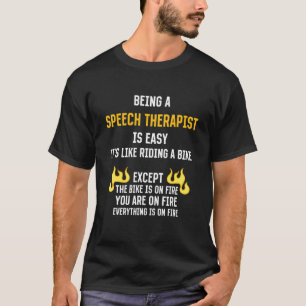 Att vara Tal-terapi är enkelt att behandla Tal H T Shirt