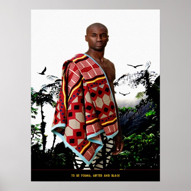 Att vara ung, begåvad och svart poster (Framsidan)